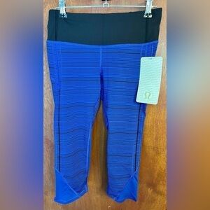 Lululemon Crop Tights | NWT | Size 4 | New | blue